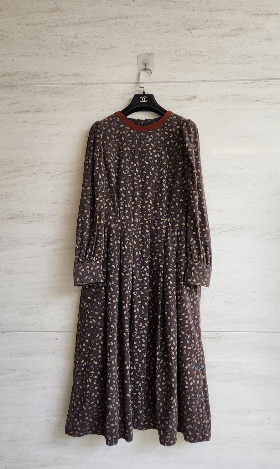 써스데이아일랜드 코듀로이 롱원피스 M사이즈 상품이미지7