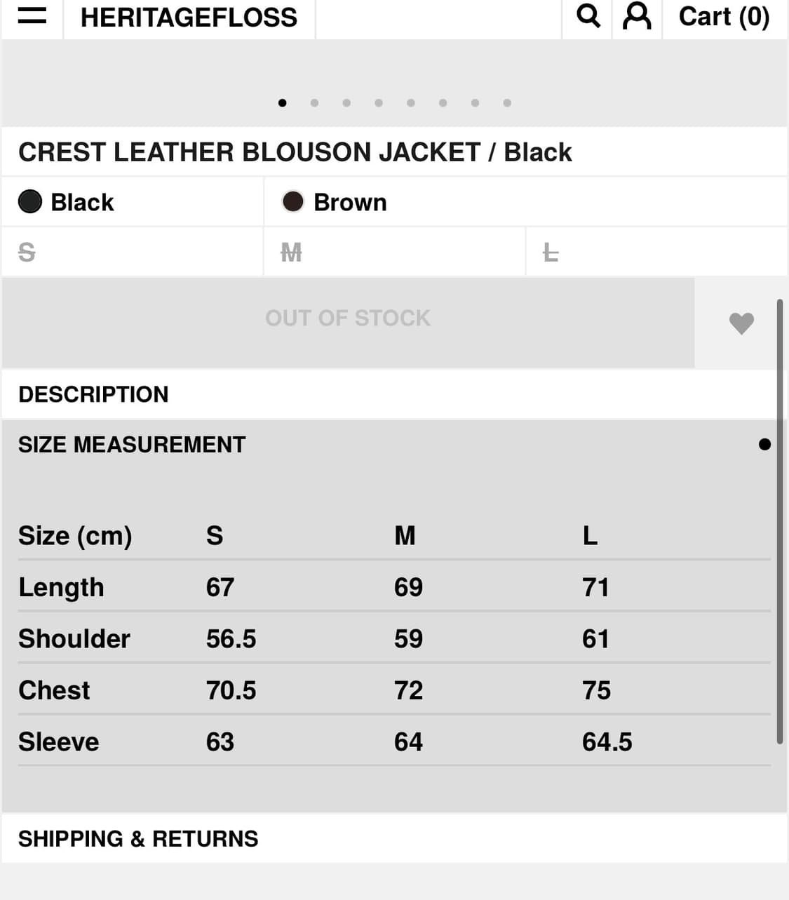 [25FW] 헤리티지플로스 레더 자켓 상품이미지6