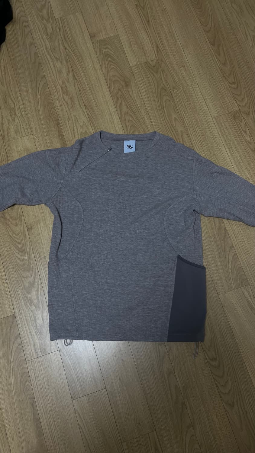 산산기어 리브드 롱슬리브 애쉬 핑크 상품이미지2