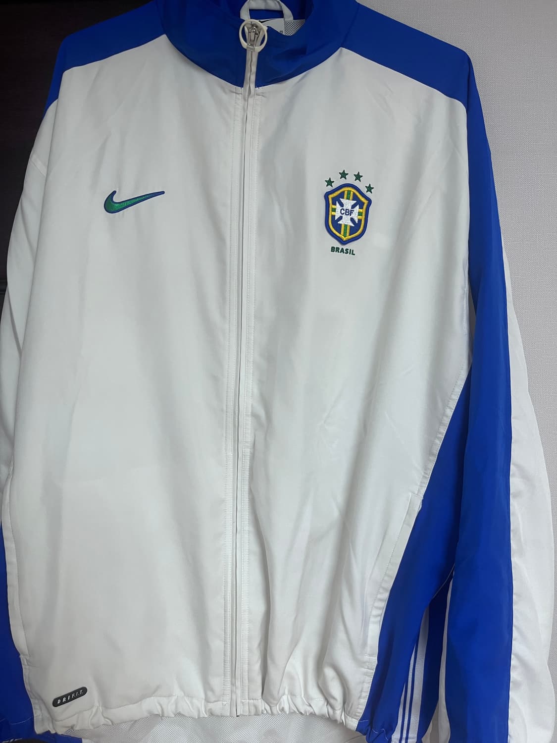 나이키 브라질 1998 리이슈 사커 레플리카 트랙자켓 화이트 상품이미지2