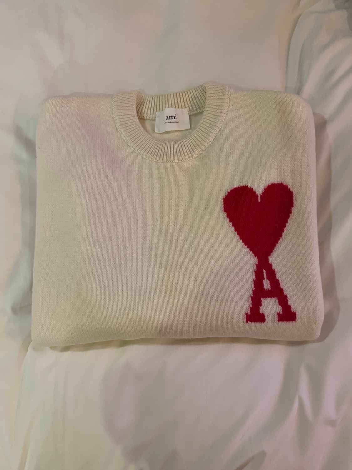 아미 빅하트 로고 니트 상품이미지1
