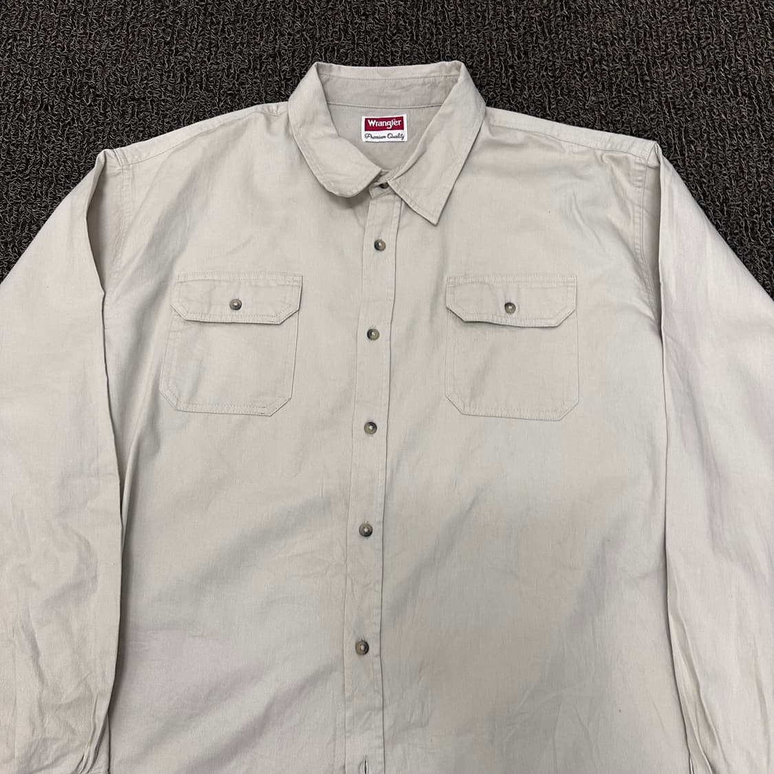 Wrangler 랭글러 투포켓 워크웨어 셔츠 아이보리 3XL 상품이미지2