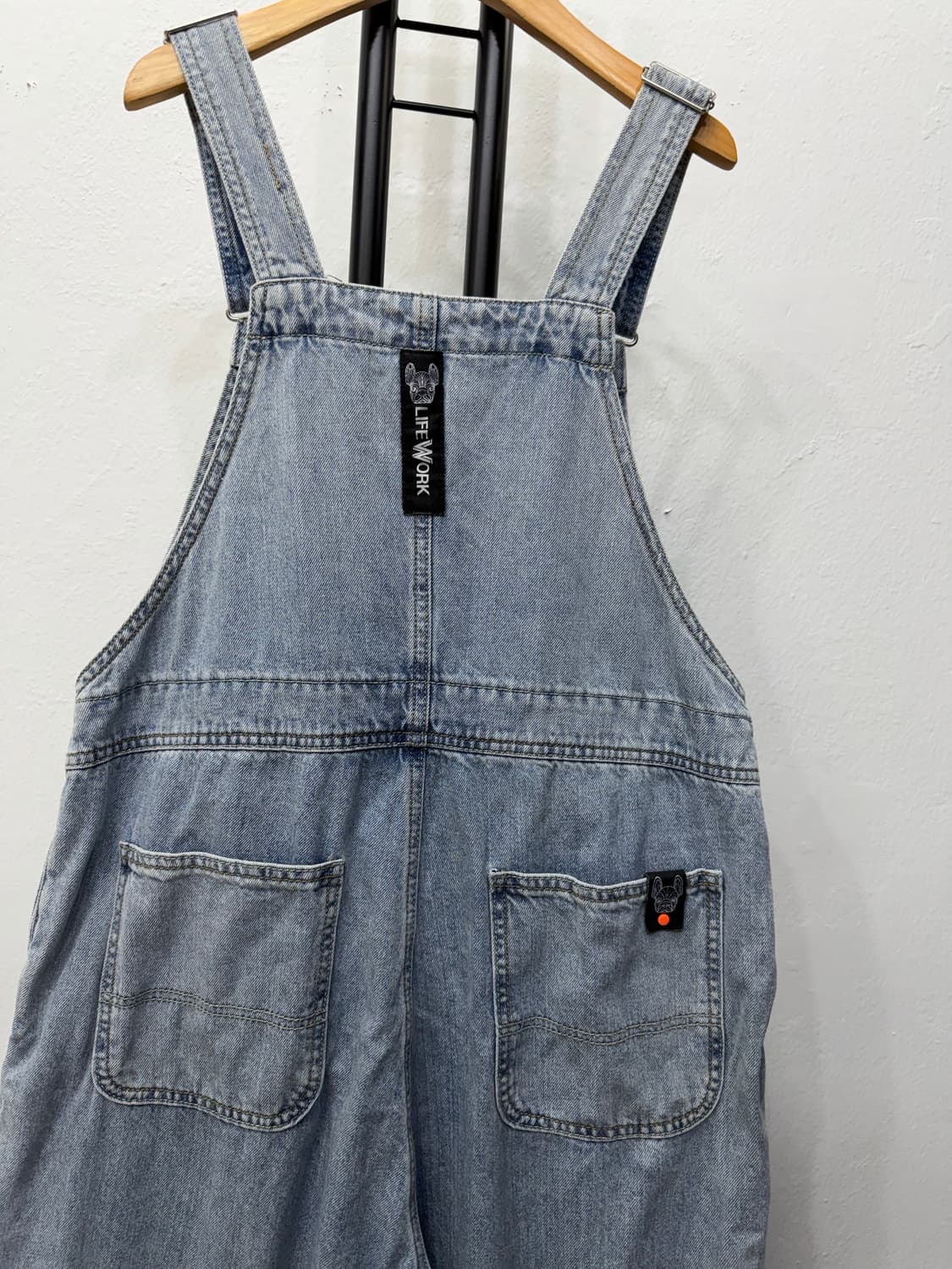 정품) 라이프워크 여성 데님 멜빵바지 F 상품이미지6