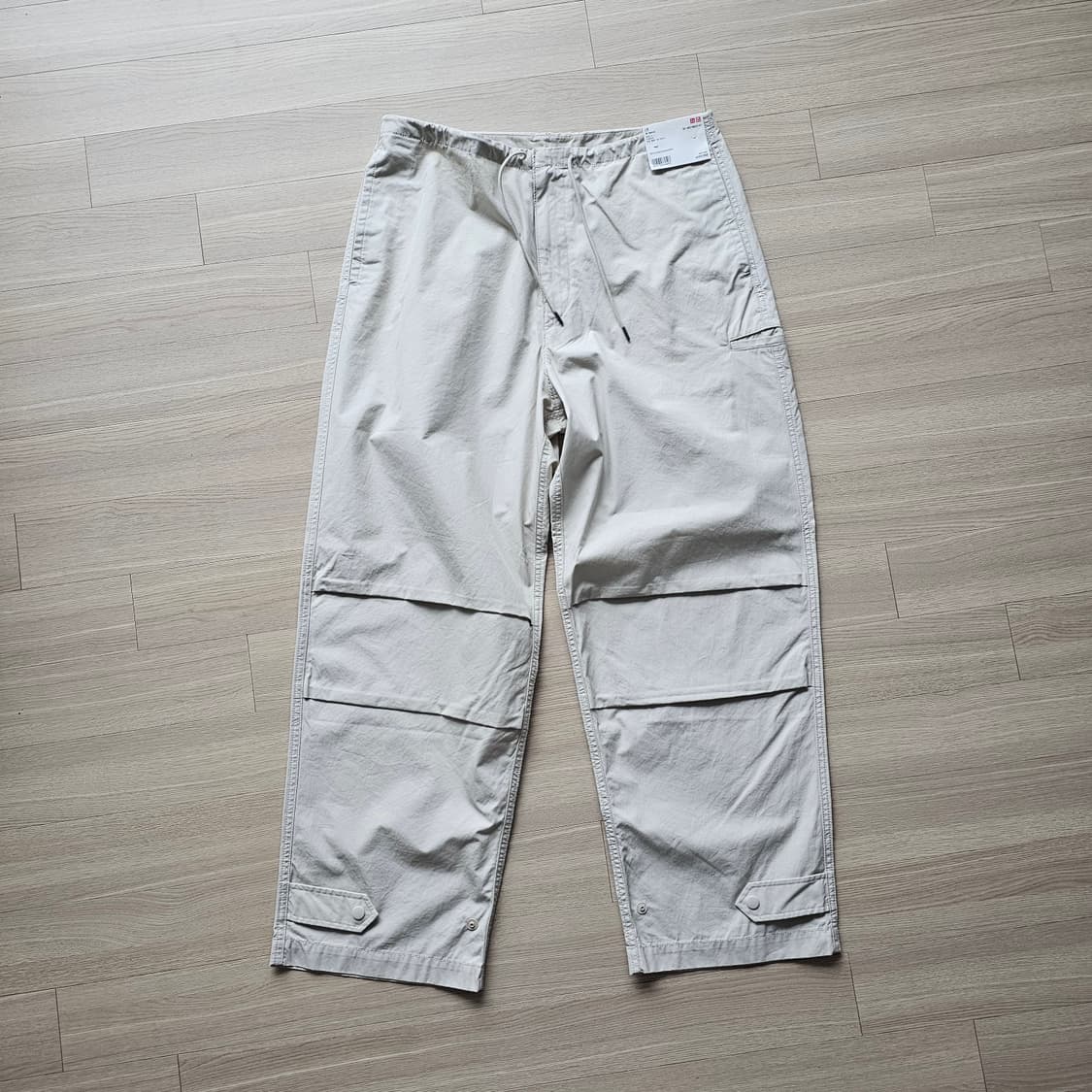 L 새제품) 유니클로 U 22 파라슈트 팬츠 르메르 와이드핏 바지 34 상품이미지3