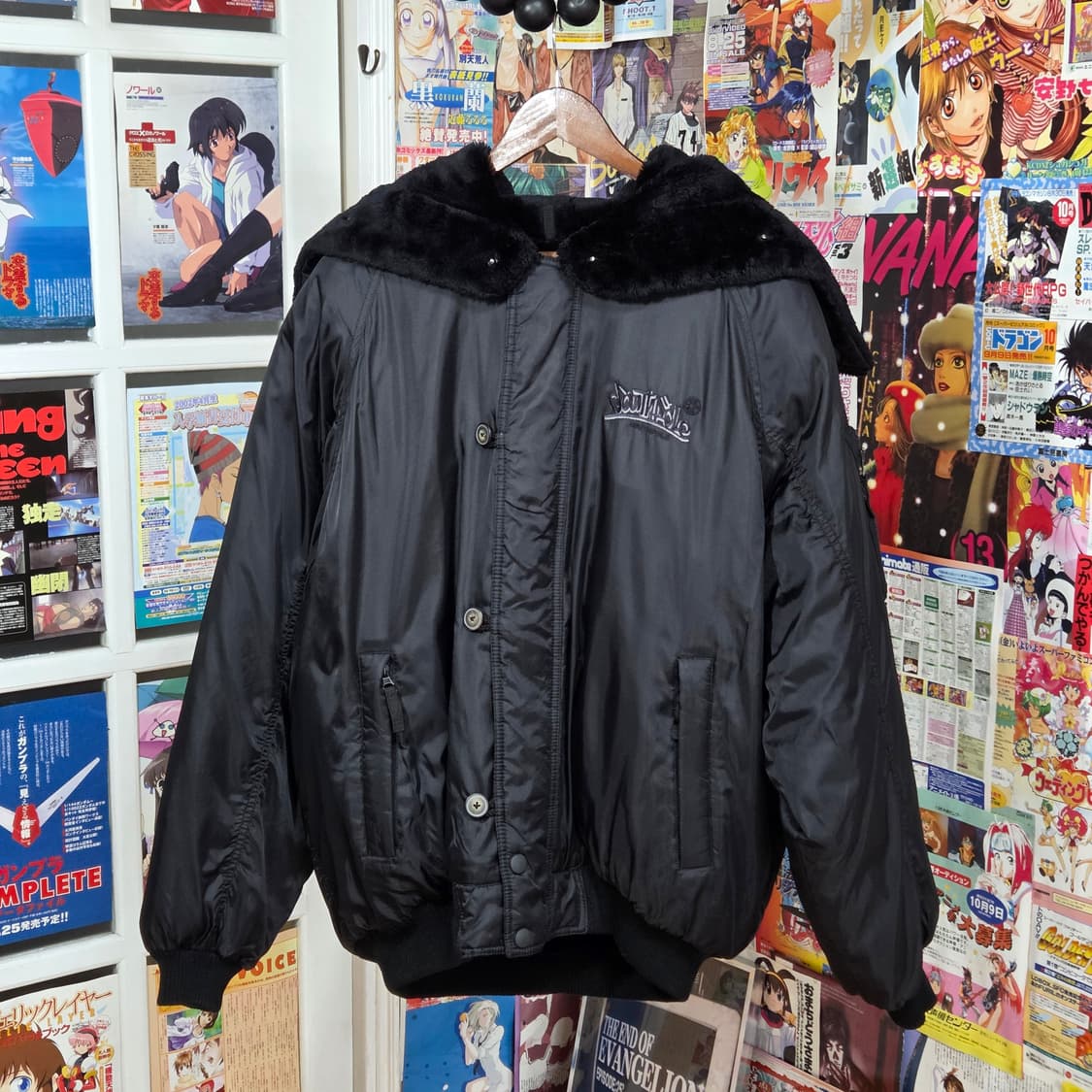 사우스 폴 올드스쿨 힙합 오버핏 항공 패딩 상품이미지2