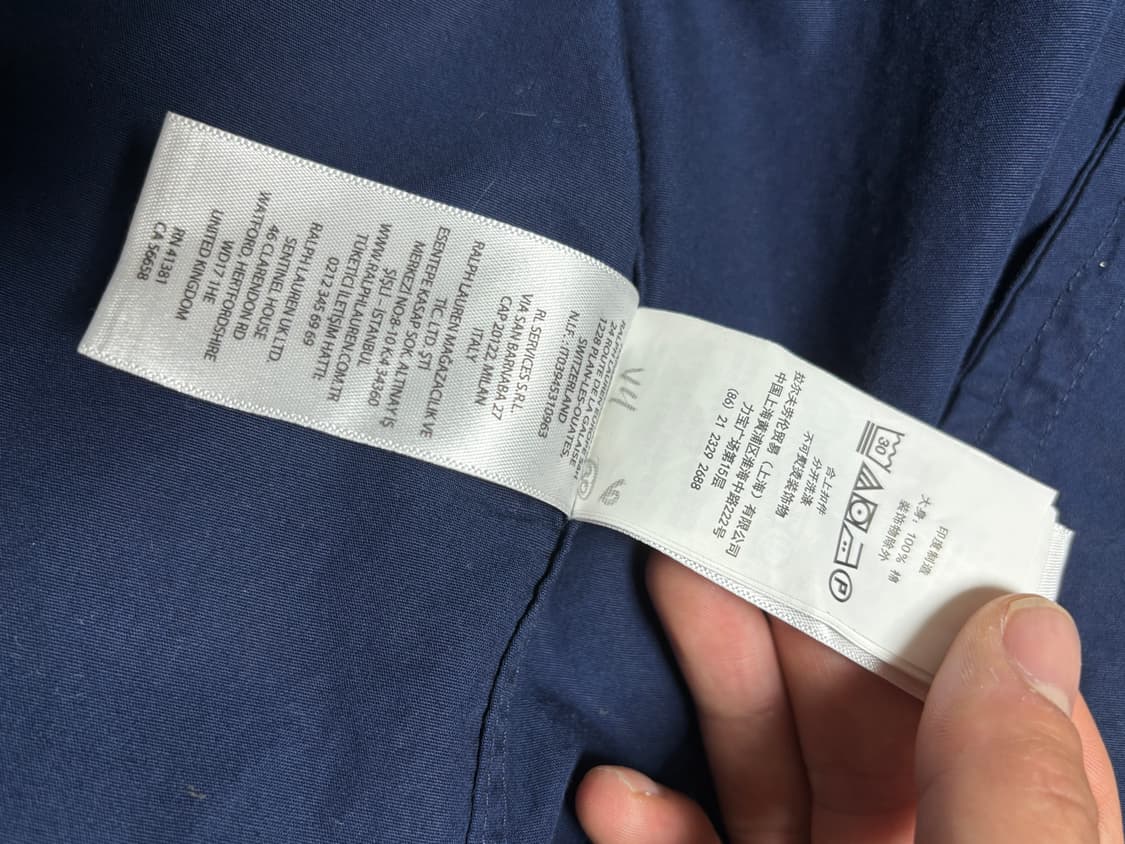 Polo Ralph Lauren 빅로고 코치 자켓 네이비 상품이미지5