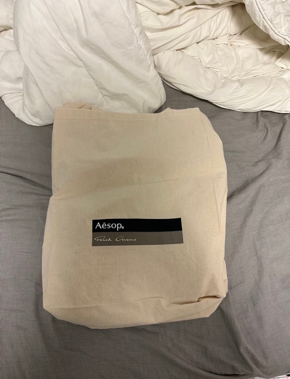 릭오웬스 x 이솝 토트백 아이보리  상품이미지1