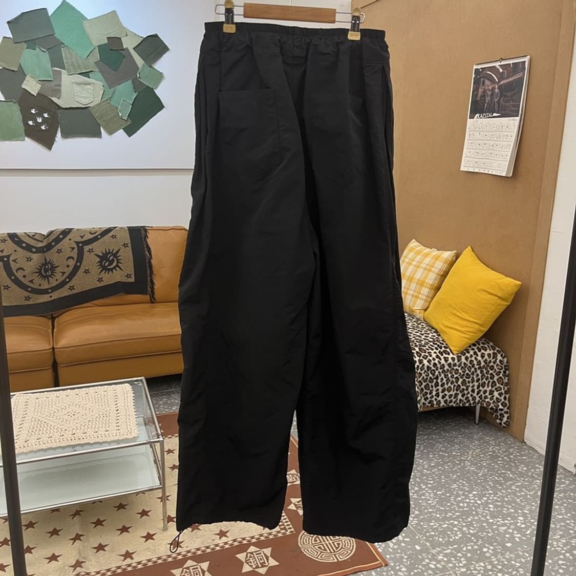 빈티지 캐주얼 스트릿 아방핏 빅 바람막이 트랙팬츠 F C09843 상품이미지4