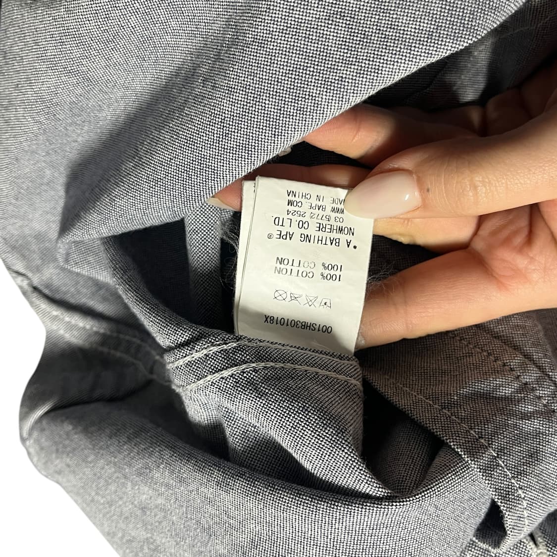 베이프 BAPE 카모 풀오버 샤크 후드 셔츠 상품이미지4