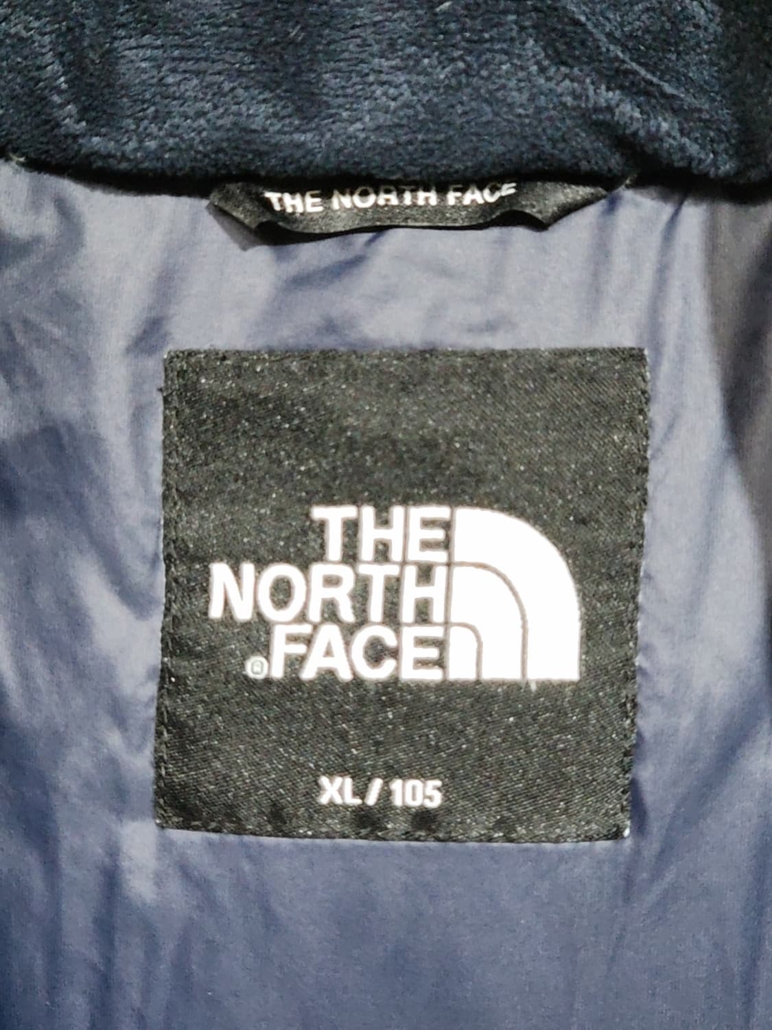 (XL) 노스페이스 구스다운 패딩점퍼 네이비 거위털 후드자켓  상품이미지3