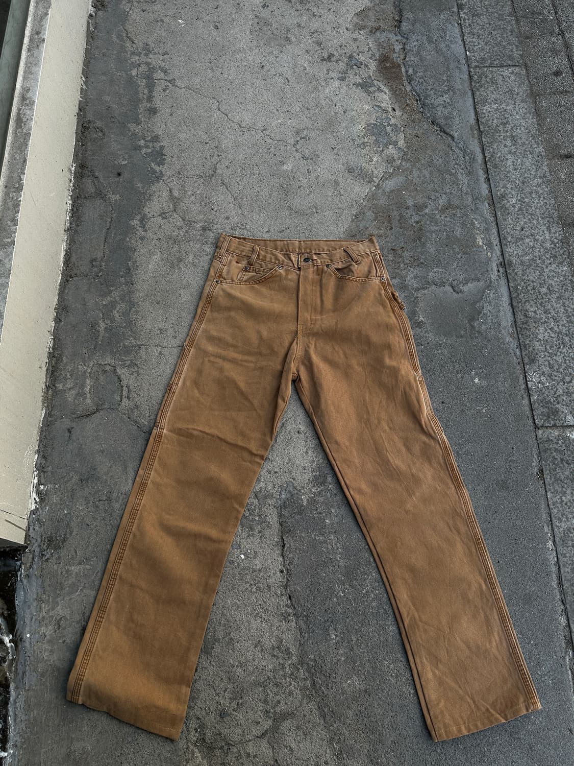 디키즈 브라운 카펜터 워크팬츠  상품이미지7