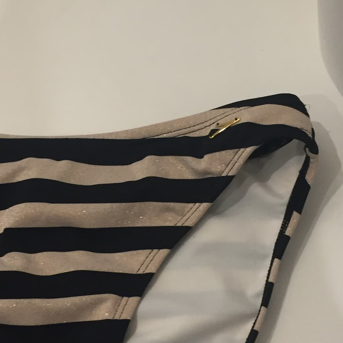 Speedo 스피도 오네갸루 커피 스트라이프 프릴 비키니 상품이미지5