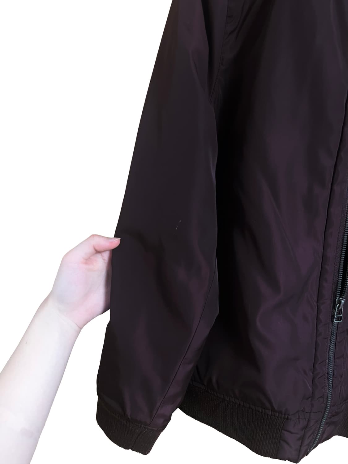 burgundy bomber jacket 상품이미지4