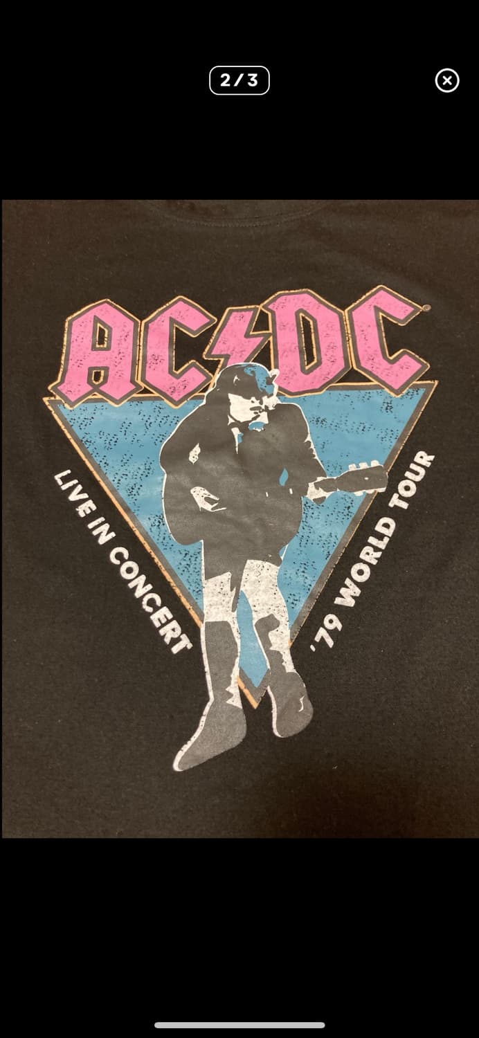 Acdc 밴드티  상품이미지2