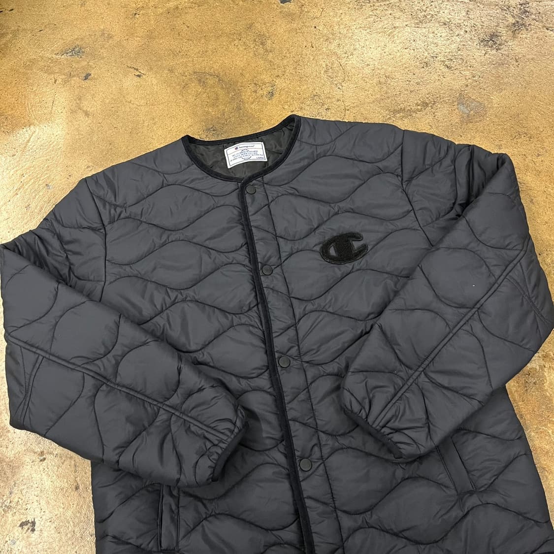[정품/L] 챔피온 퀼팅 자켓 경량 패딩 b15 상품이미지1