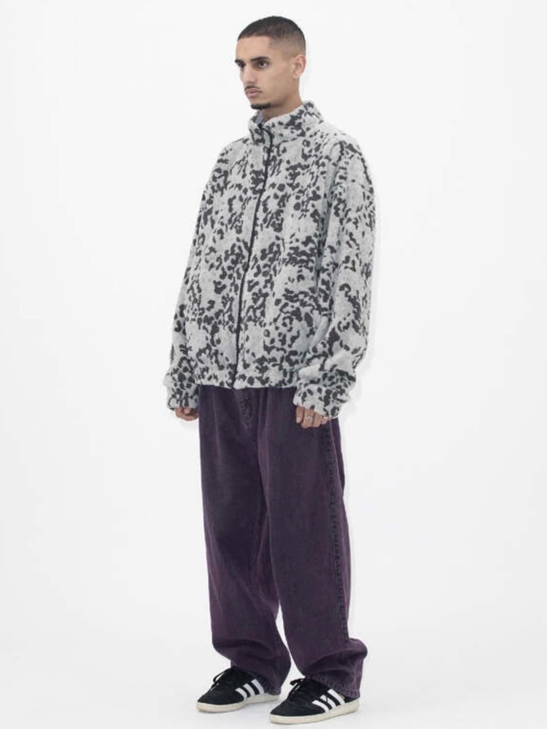 리버시블 레오파드 플리스 자켓 상품이미지7