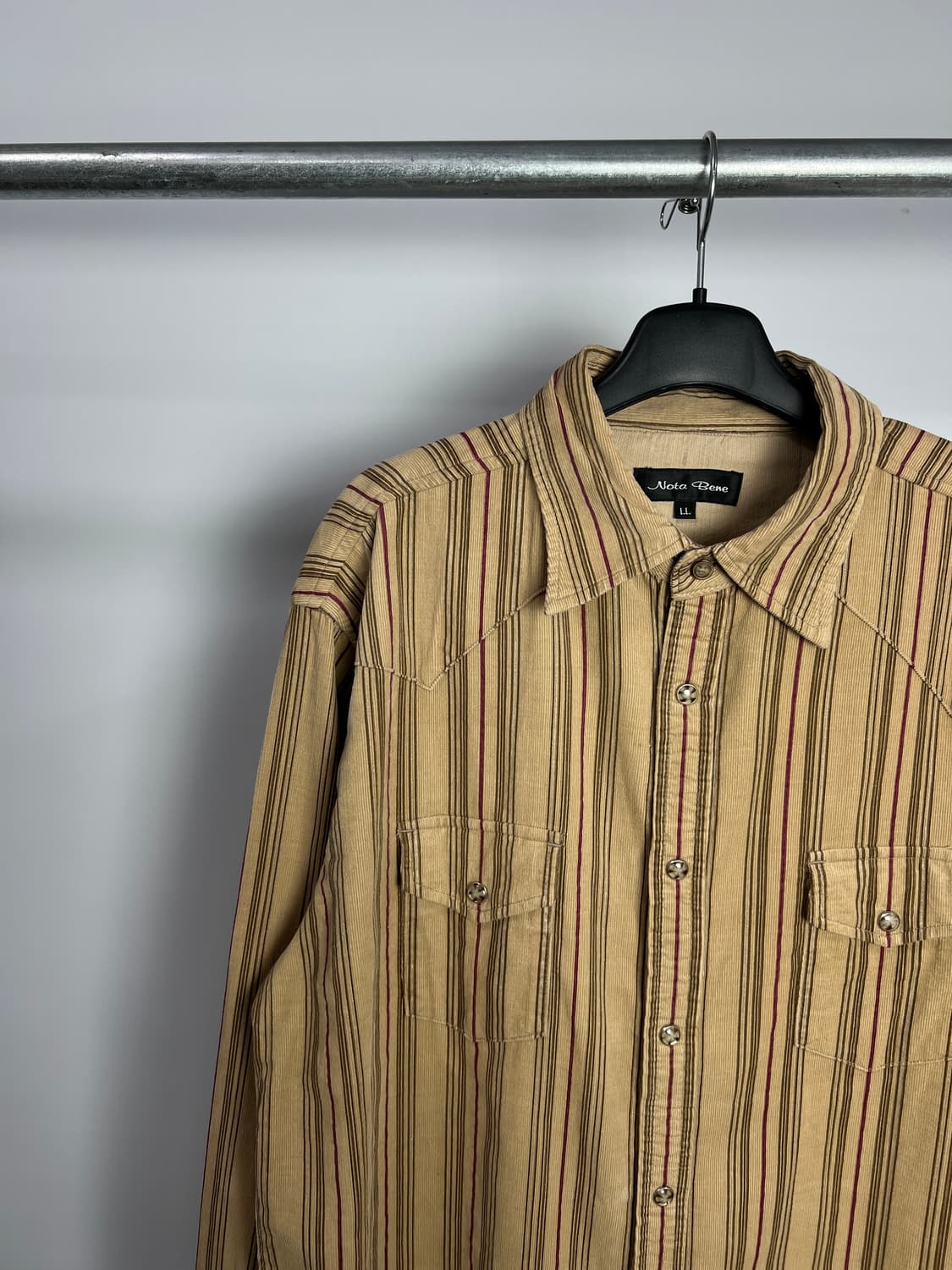 NOTA BENE 코듀로이 스트라이프 셔츠 상품이미지2