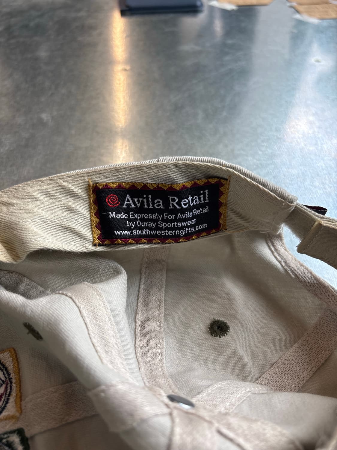 아리조나 투톤 자수 빈티지 캡 상품이미지4