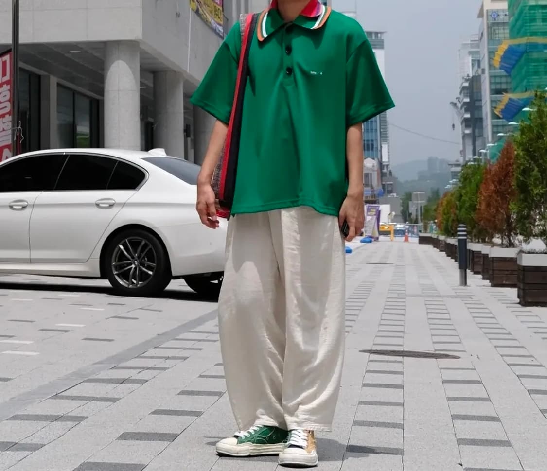 Kolor(컬러) 도킹 폴로셔츠 상품이미지2