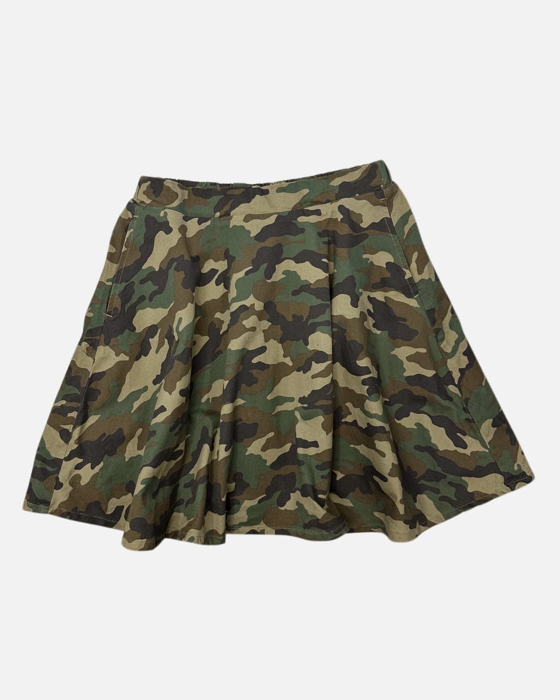 camo pattern plare skirt 상품이미지1