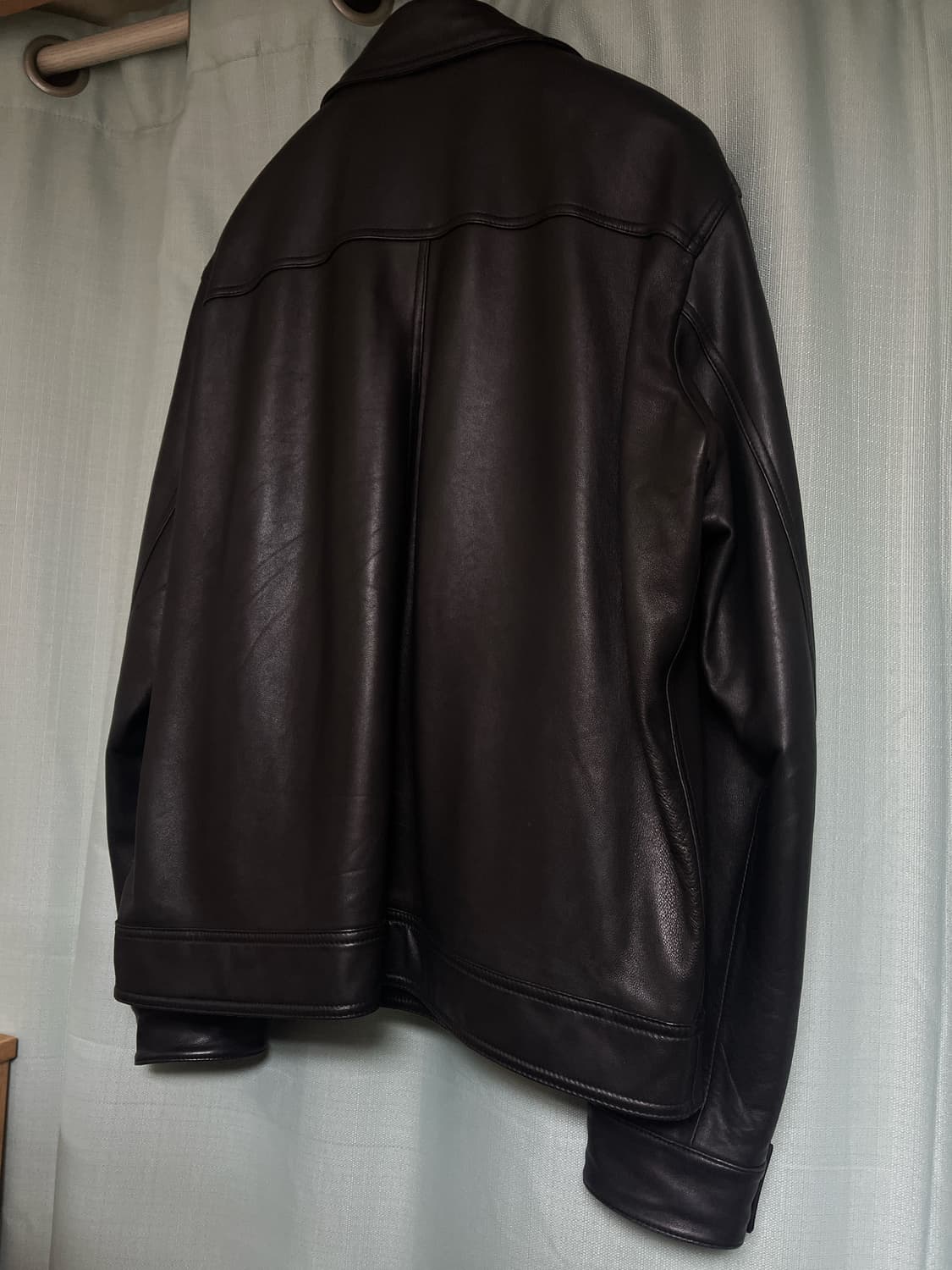 A.P.C. 램스킨 레더 자켓 블랙 XL 상품이미지2
