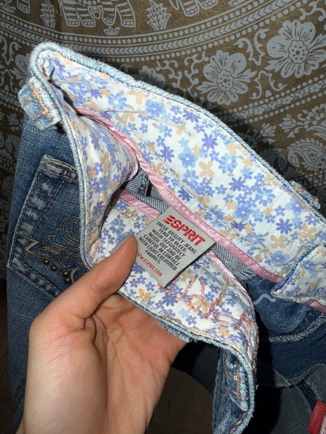 ESPRIT 빈티지 여성 데님 미디스커트  상품이미지7