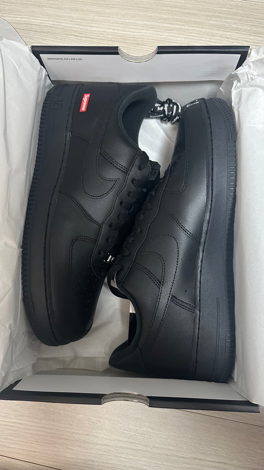 [295]에어포스 슈프림 새상품 상품이미지1