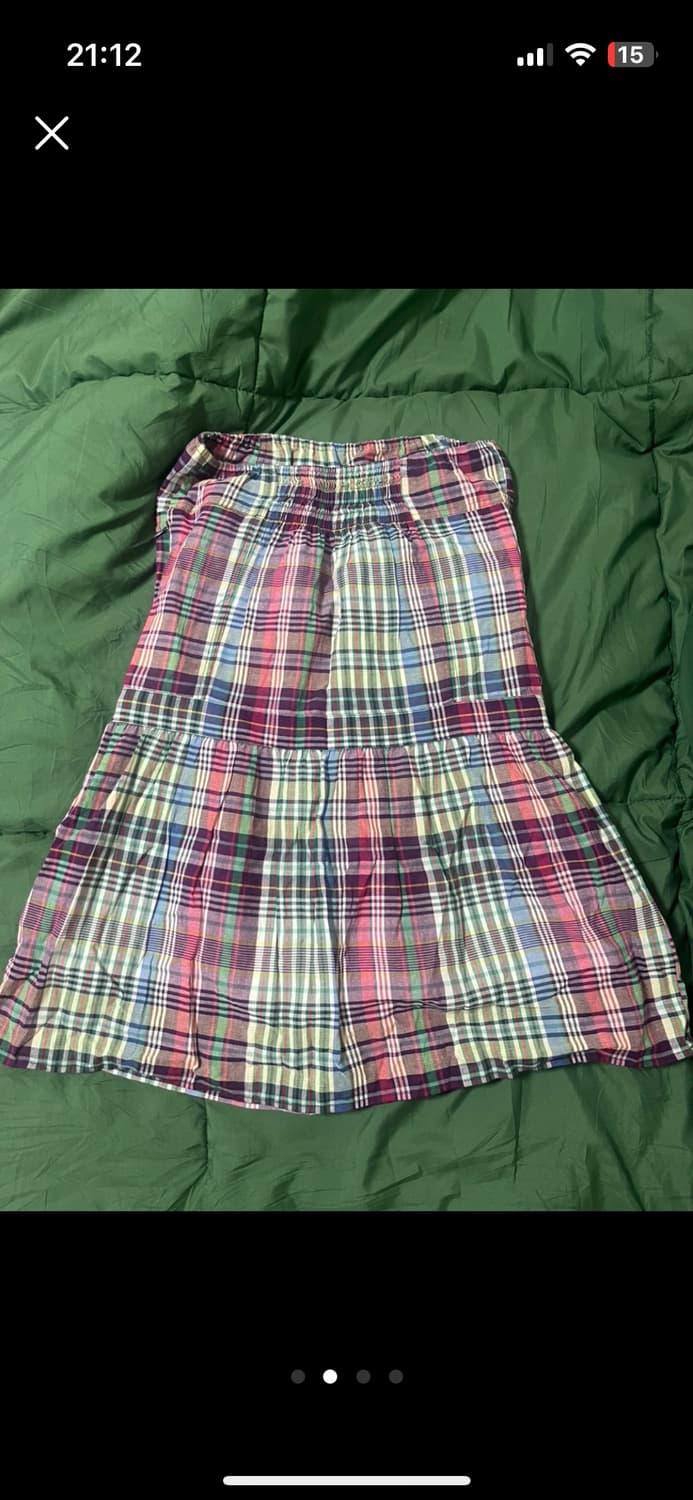 check pattern skirt 상품이미지2