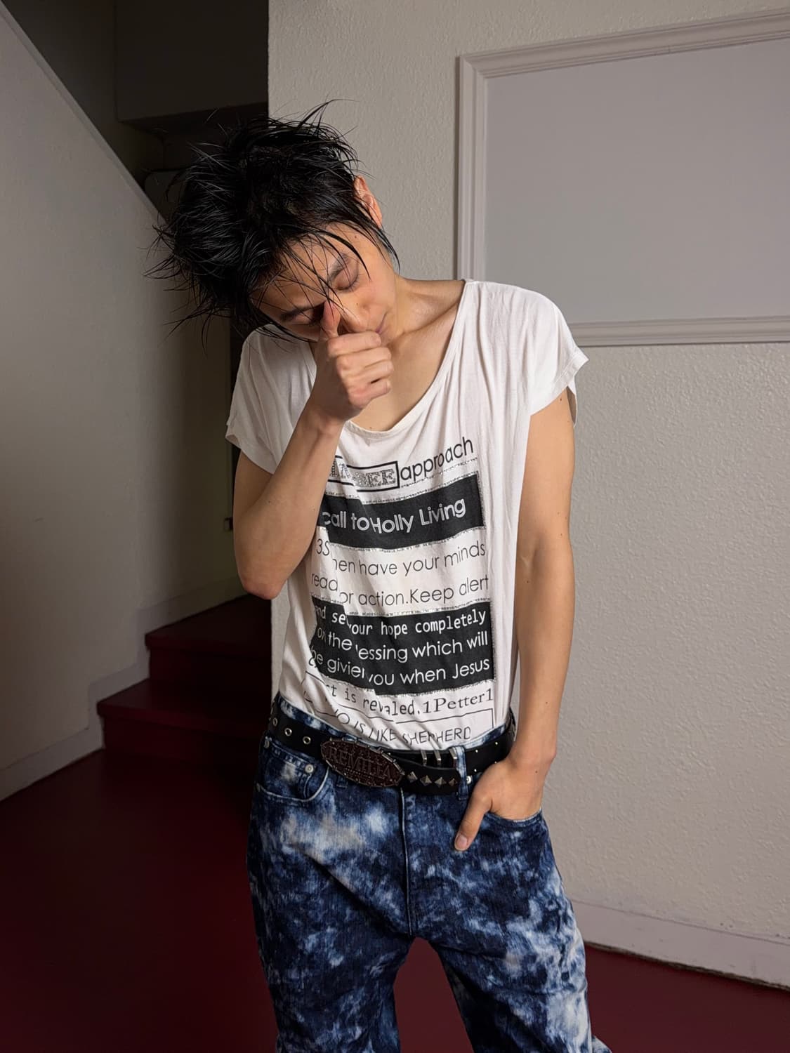 Cecil McBee 와이드 넥 T 상품이미지4