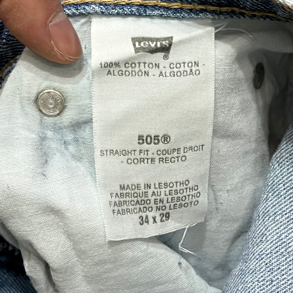  리바이스 505 데님팬츠 y15254 상품이미지7