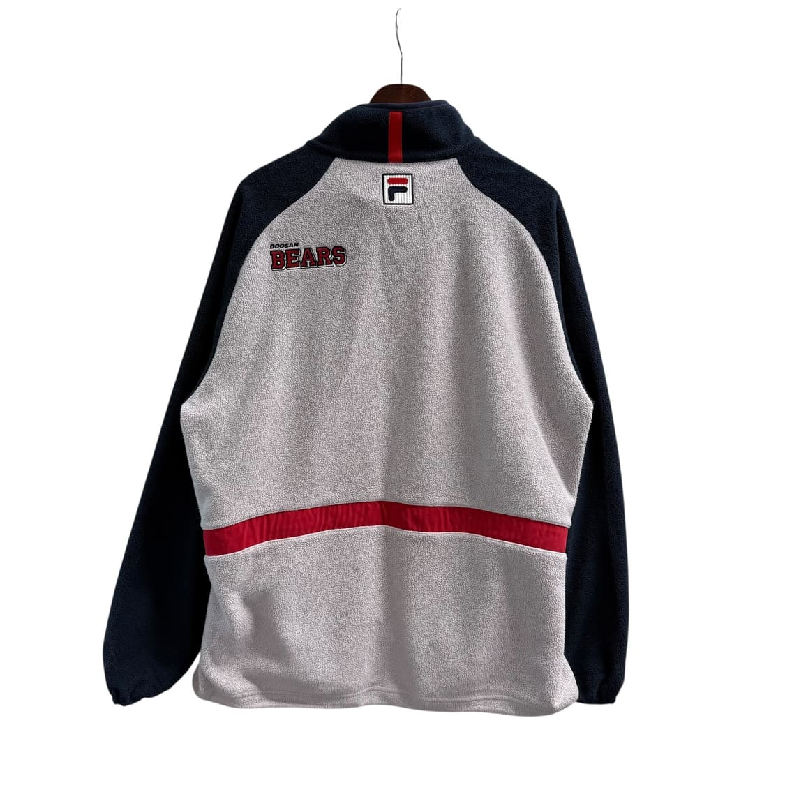 [XL] 휠라 두산베어스 반집업 플리스 상품이미지4