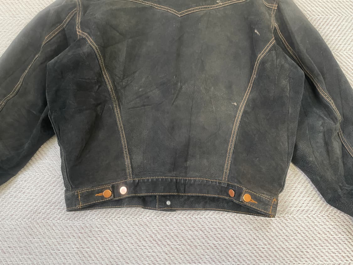 Pegabo 페가보 워셔블 스웨이드 트러커 재킷 J03404 상품이미지6