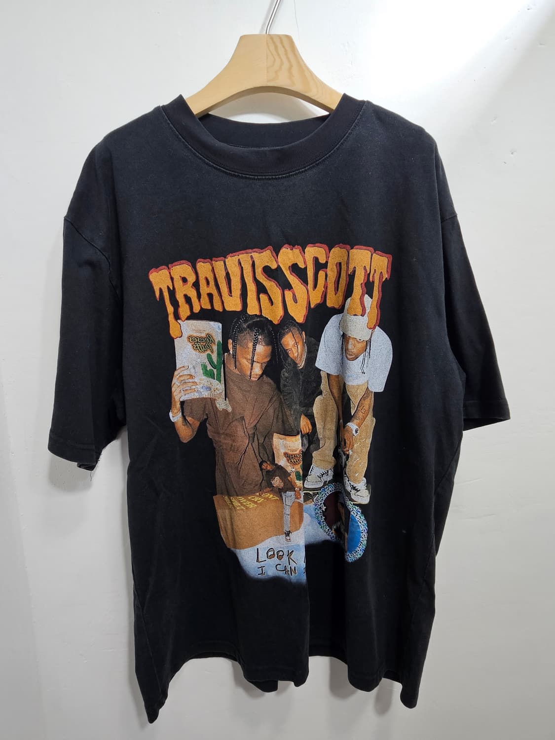 트래비스 스캇 빈티지 힙합무드 반팔티 상품이미지2