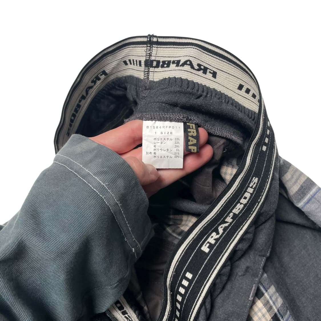 Frapbois 체크 그레이 페브릭 벌룬 팬츠 상품이미지7