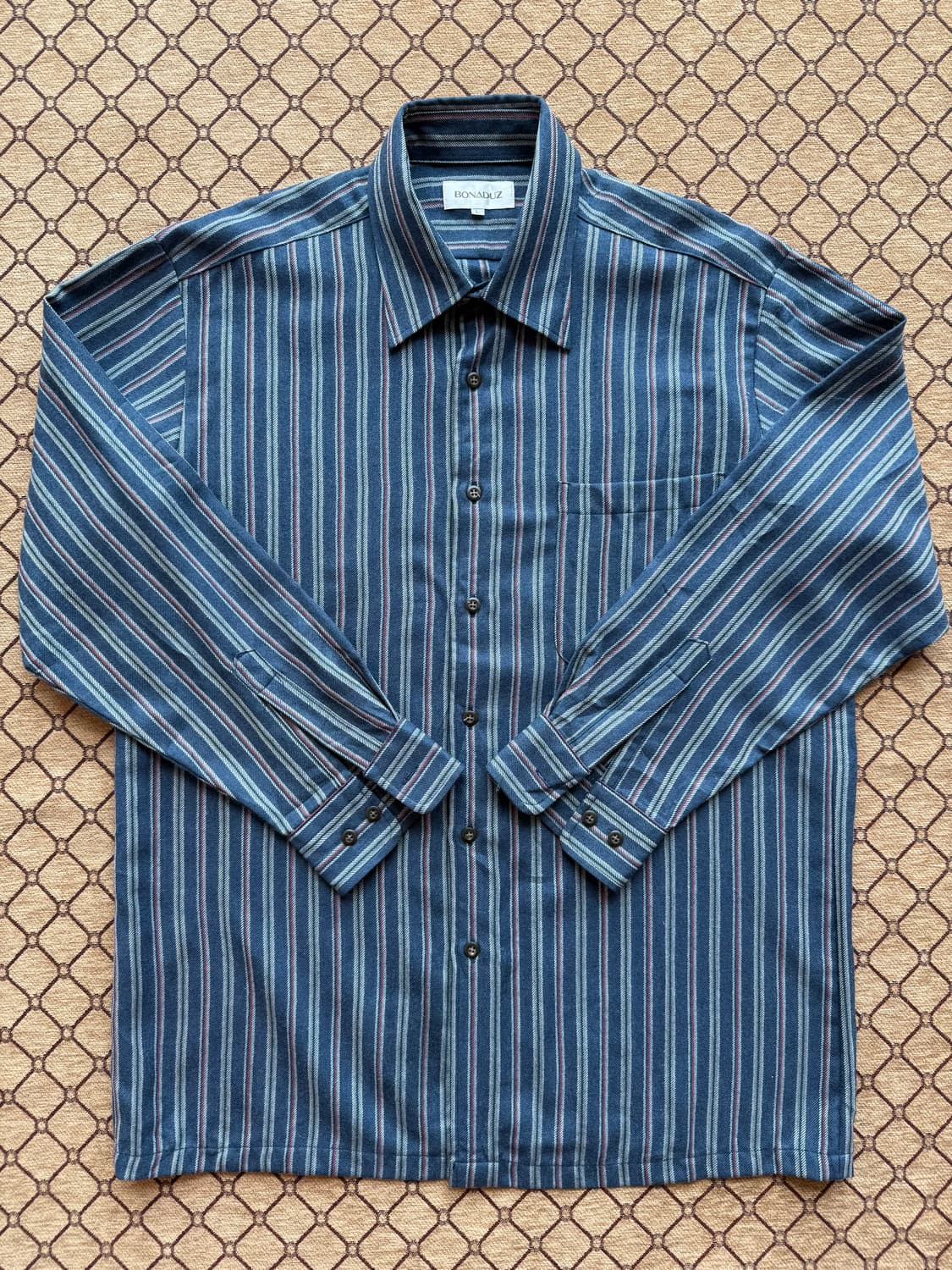 네이비 스트라이프 셔츠 상품이미지2