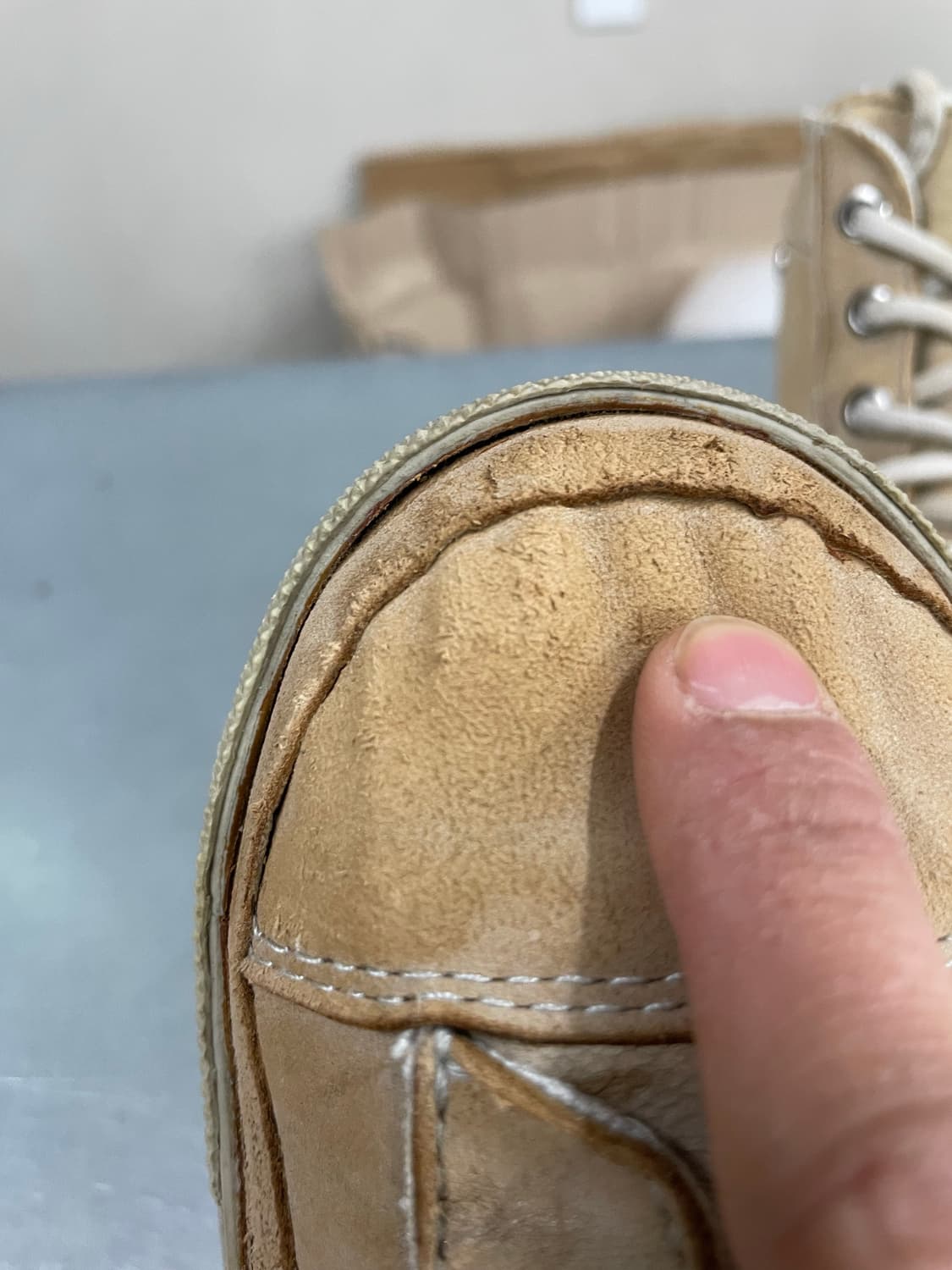 디젤 하이탑 스니커즈 베이지 270 상품이미지9