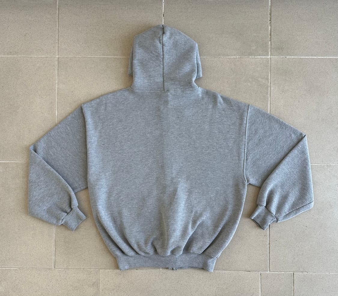 00s 빈티지 러셀 후드집업 그레이 L 상품이미지2