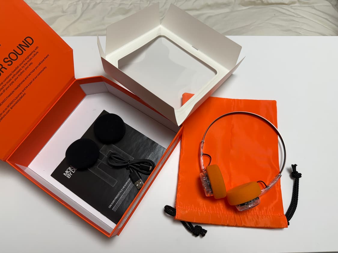 MONDO 블루투스 헤드폰 실버 상품이미지3