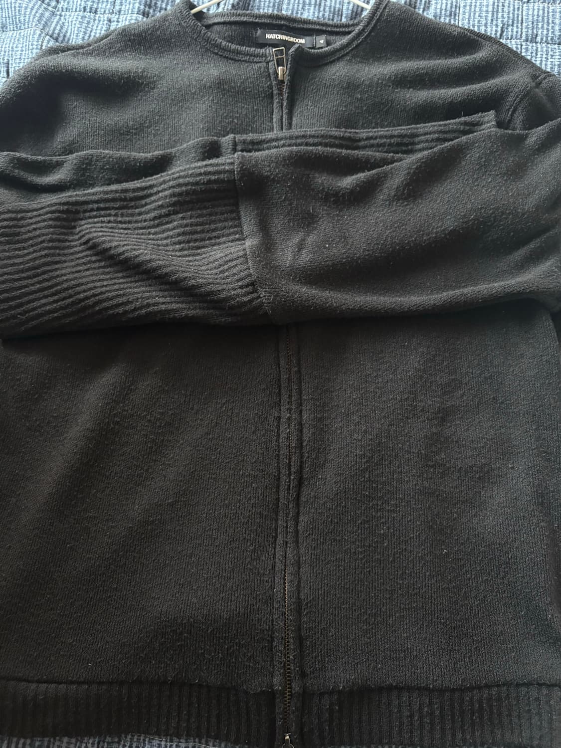 해칭룸 레이어 가디건 애쉬블랙 4size 상품이미지4
