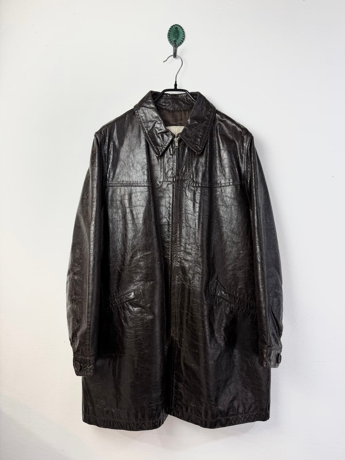 90s PATRIZIA PEPE 레더 카코트 상품이미지1