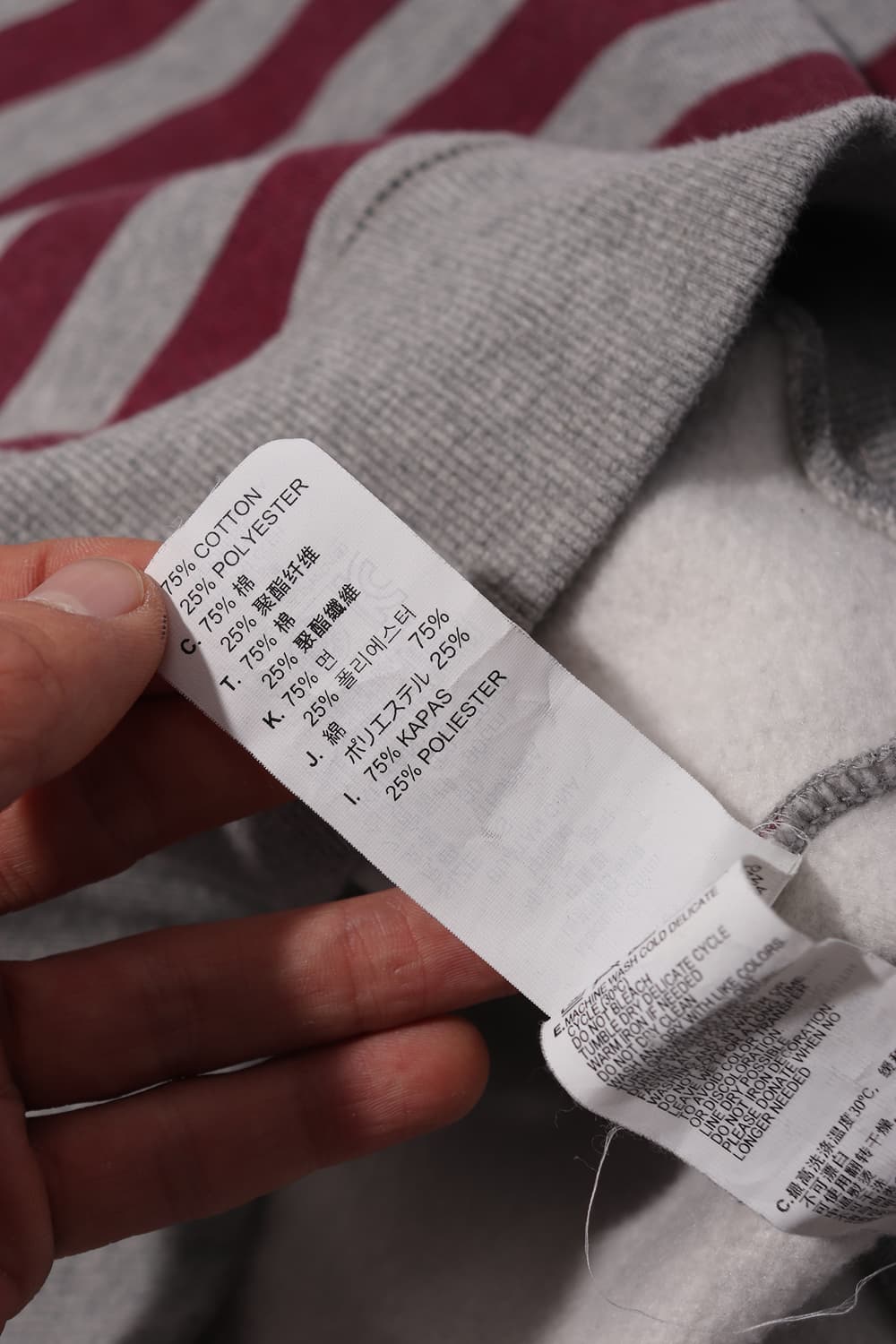 LEVIS 데니즌 스트라이프 후드티 size S 상품이미지6