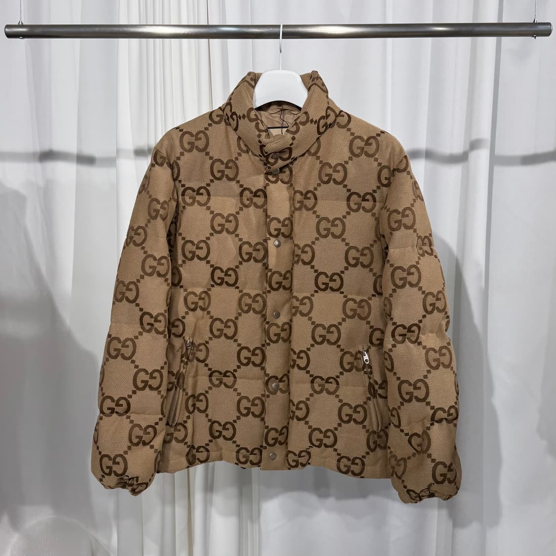 (48) 구찌 GG 점보 슈프림 자카드 캔버스 패딩 상품이미지2