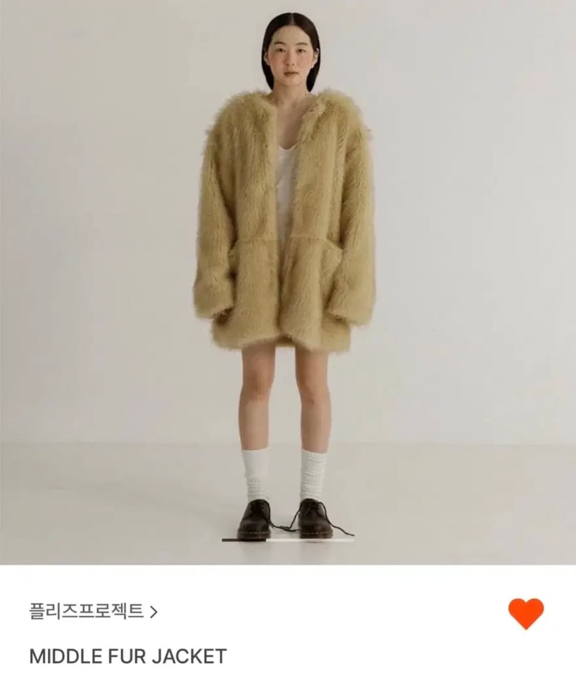 PLZPROJECT 플리즈프로젝트 퍼 자켓 상품이미지1