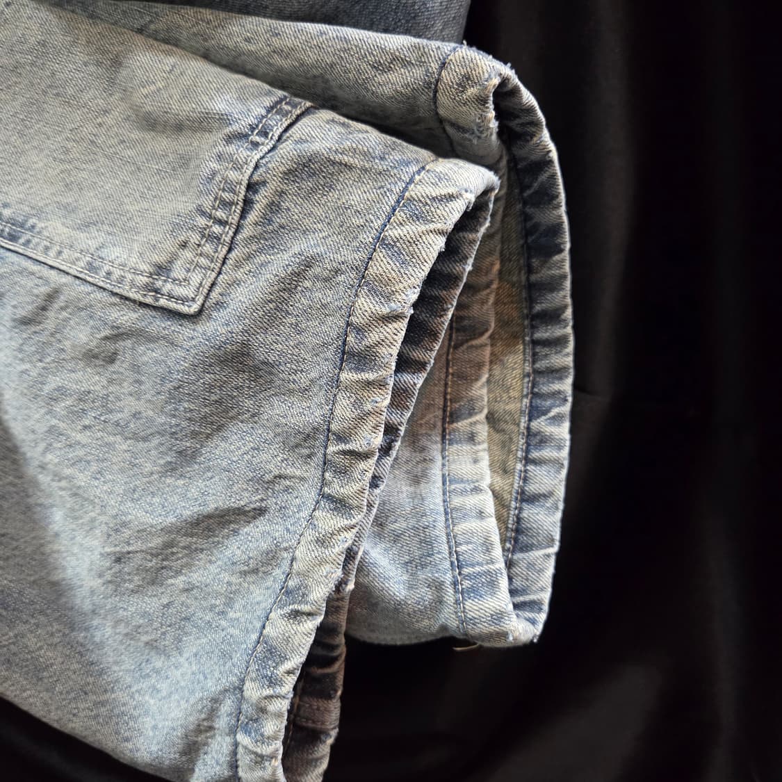 Begin2.0.2 원턱 와이드 카펜터 데님팬츠 상품이미지5