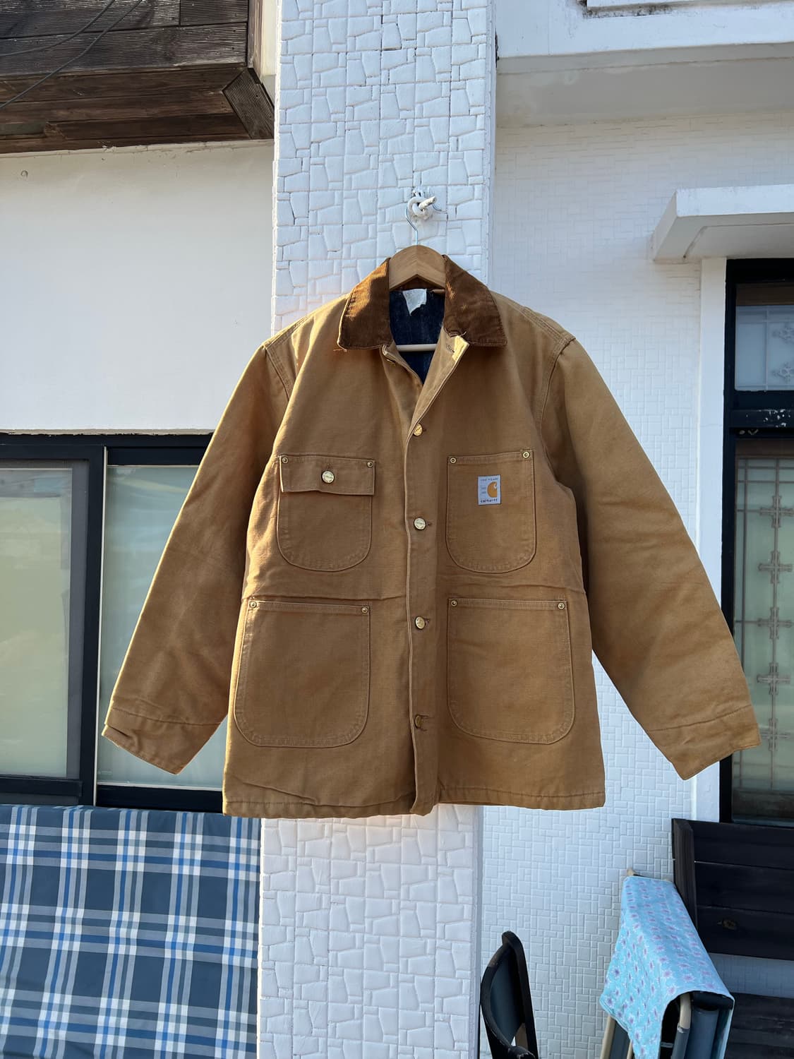 90s 오리지널 칼하트 100주년 미시건 초어자켓 상품이미지1