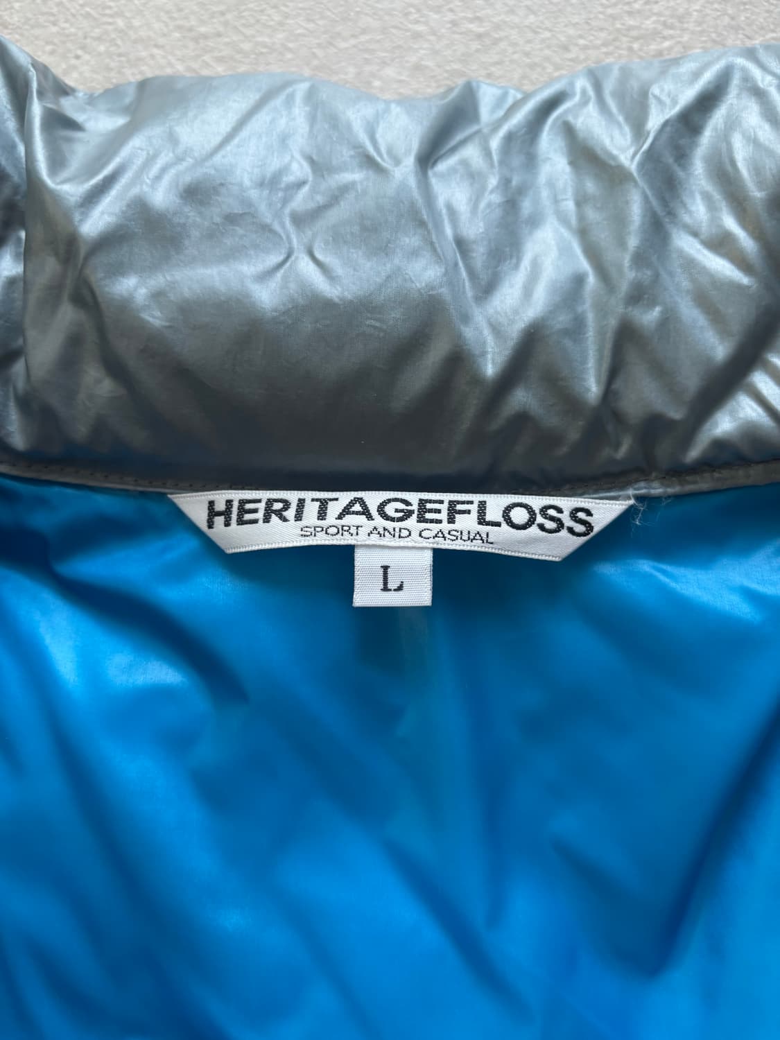 [L] 헤리티지플로스 1972 구스다운자켓 그레이색상 상품이미지6