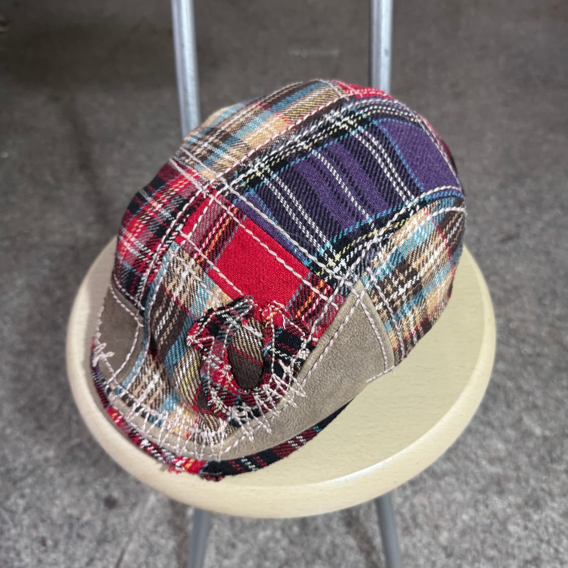 트루릴리전 로고 패치워크 헌팅캡 상품이미지2