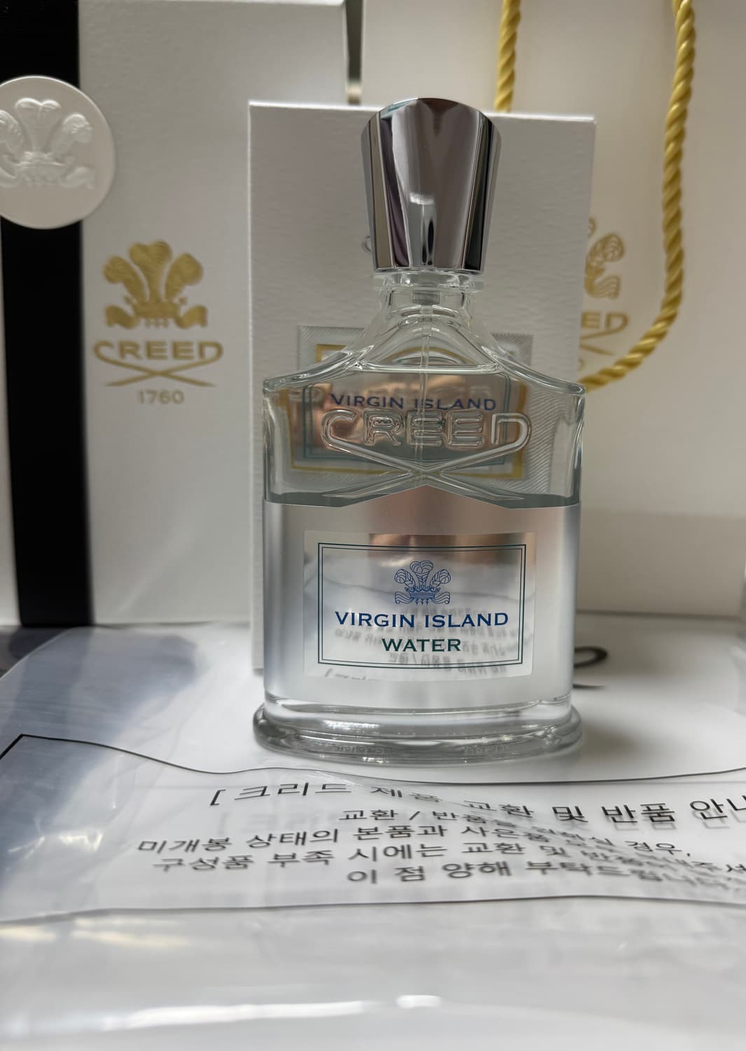 크리드 버진아일랜드워터 100ml 국문택 상품이미지1