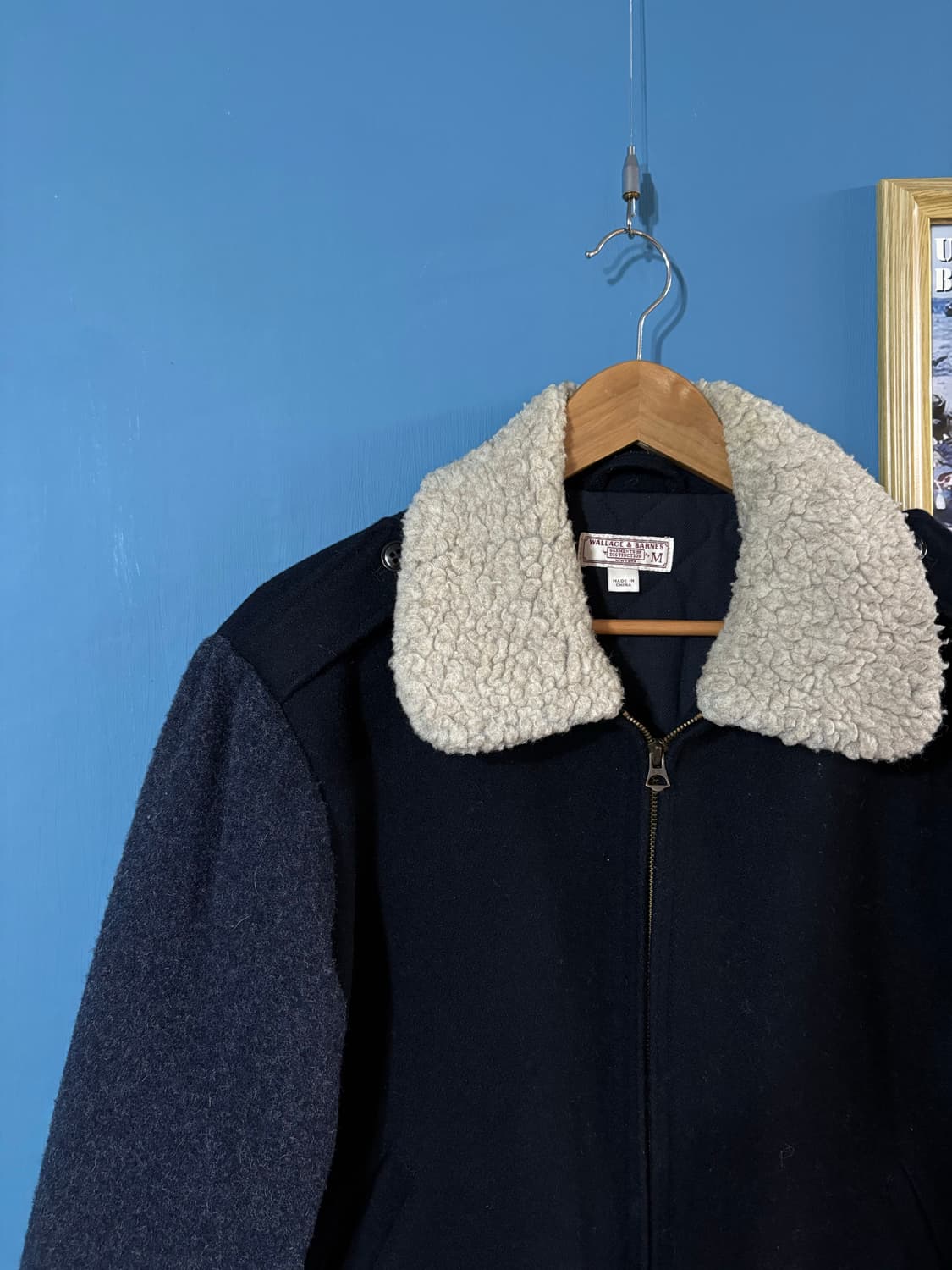 Wallacs & Barnes Wool Flight Jacket.  상품이미지2