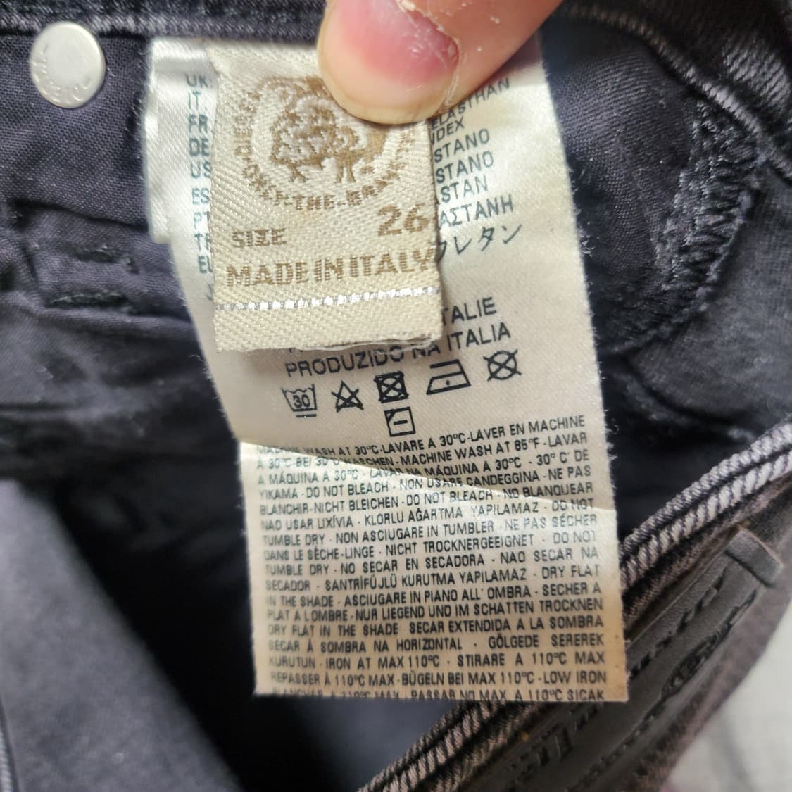 [26] 디젤 흑청바지 블랙진 상품이미지5